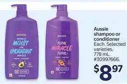 Walmart Aussie shampoo or conditioner offer