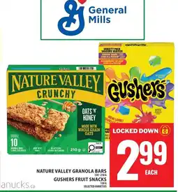 Food Basics Nature valley granola bars gushers fruit snacks offer