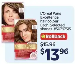 Walmart L'Oréal Paris Excellence hair colour offer