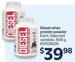 Walmart Diesel whey protein powder offer