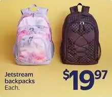 Walmart Jetstream backpacks offer