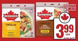 Food Basics Dempster's freshta 10" tortillas offer