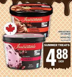 Food Basics Irresistible ice cream novelties offer