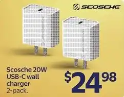 Walmart Scosche 20W USB-C wall charger offer