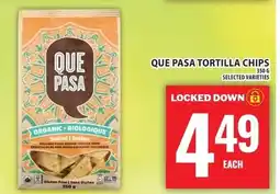 Food Basics Que pasa tortilla chips offer