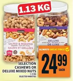 Food Basics Selection cashews or deluxe mixed nuts offer