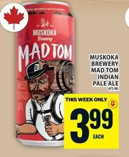 Food Basics Muskoka brewery mad tom indian pale ale offer