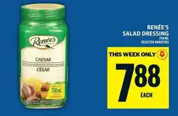 Food Basics Renée's salad dressing offer