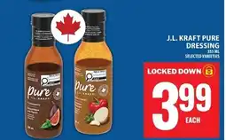 Food Basics J.l. kraft pure dressing offer