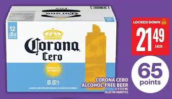 Food Basics Corona cero alcohol-free beer offer