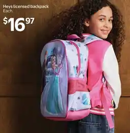 Walmart Heys licensed backpack offer