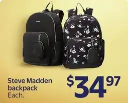 Walmart Steve Madden backpack offer