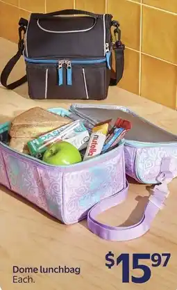 Walmart Dome lunchbag offer