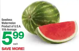 Highland Farms Seedless Watermelon offer