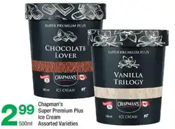 Highland Farms Chapman's Super Premium Plus Ice Cream Assorted Varieties offer