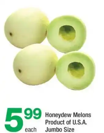 Highland Farms Honeydew Melons offer