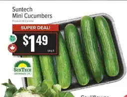 Produce Depot Suntech Mini Cucumbers offer