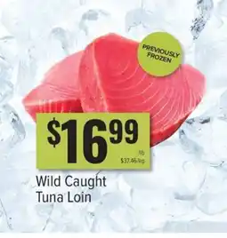 Produce Depot Wild Caught Tuna Loin offer