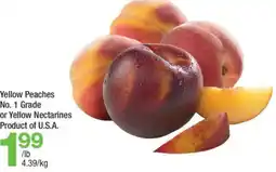 Highland Farms Yellow Peaches or Yellow Nectarines offer