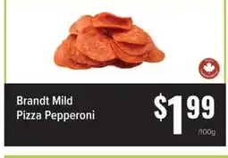 Produce Depot Brandt Mild Pizza Pepperoni offer