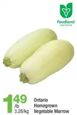 Highland Farms Ontario Homegrown Vegetable Marrow offer