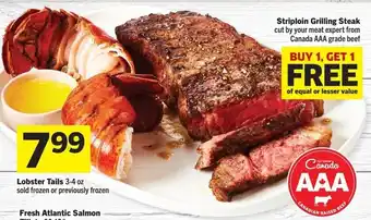 Foodland Lobster Tails offer