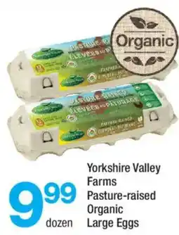 Highland Farms Yorkshire Valley Farms Pasture-raised Organic Large Eggs offer