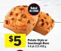 Foodland Potato Style or Sourdough Buns offer