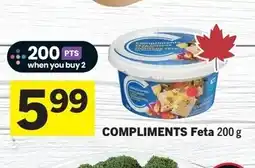Foodland COMPLIMENTS Feta offer