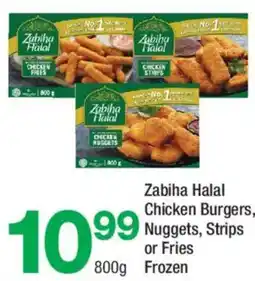 Highland Farms Zabiha Halal Chicken Burgers, Nuggets, Strips or Fries offer