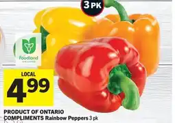 Foodland Rainbow Peppers offer