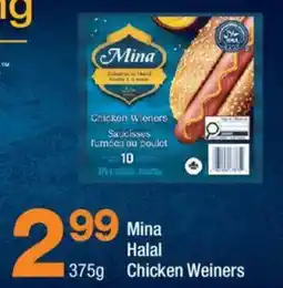 Highland Farms Mina Halal Chicken Weiners offer