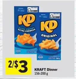 Foodland KRAFT Dinner offer