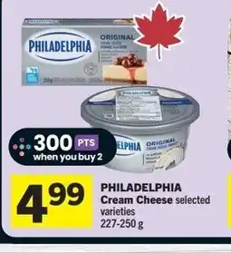 Foodland PHILADELPHIA Cream Cheese selected varieties offer