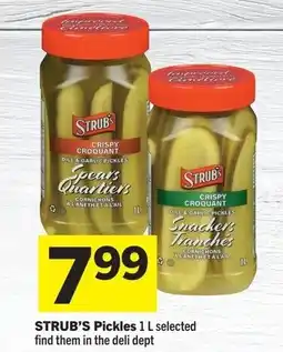 Foodland STRUB'S Pickles offer