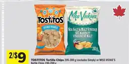 Foodland TOSTITOS Tortilla Chips offer