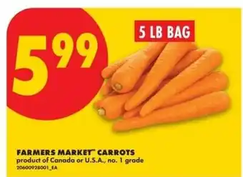 No Frills Farmers market carrots offer