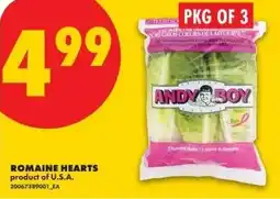 No Frills Romaine hearts offer