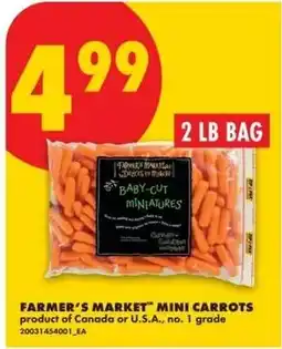 No Frills Farmer's market mini carrots offer