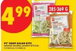 No Frills Pc chop salad kits offer
