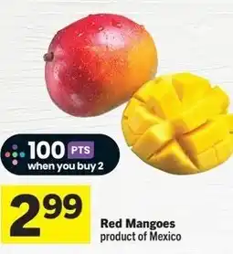 Foodland Red Mangoes offer