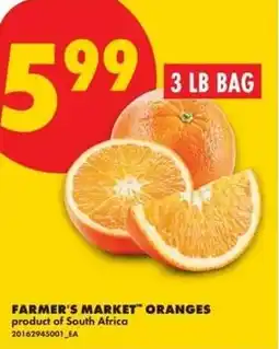 No Frills Farmer's market oranges offer