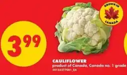 No Frills Cauliflower offer