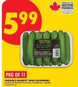 No Frills Farmer's market mini cucumbers offer
