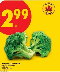 No Frills Broccoli crowns offer