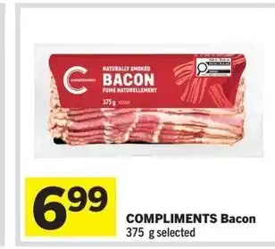 Foodland COMPLIMENTS Bacon offer
