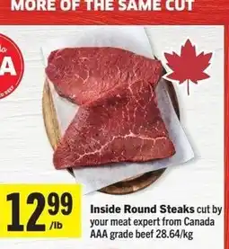 Foodland Inside Round Steaks offer