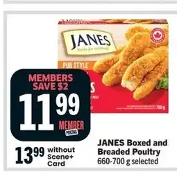 Foodland JANES Boxed and Breaded Poultry offer