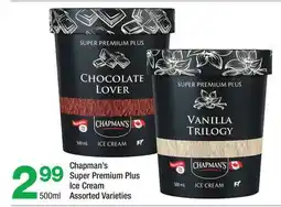 Highland Farms Chapman's Super Premium Plus Ice Cream offer