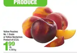 Highland Farms Yellow Peaches No. 1 Grade or Yellow Nectarines offer